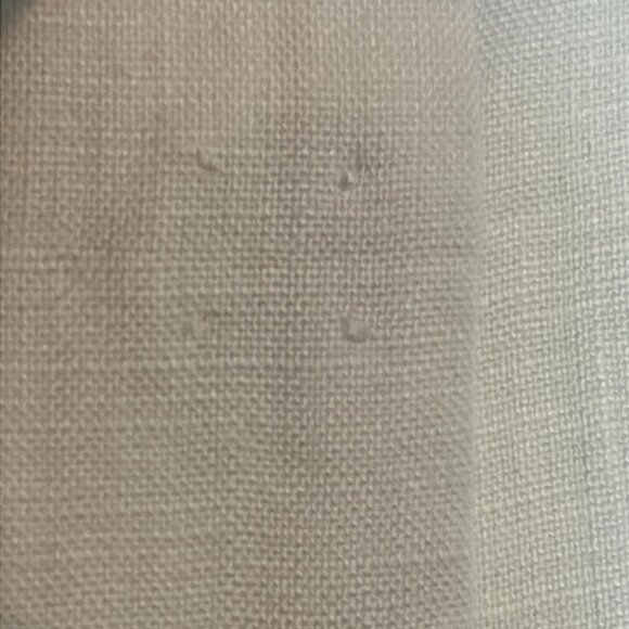 Talbot's Woman 20W White 100% Linen Peplum Blazer Jacket White Party NWT - Picture 9 of 10